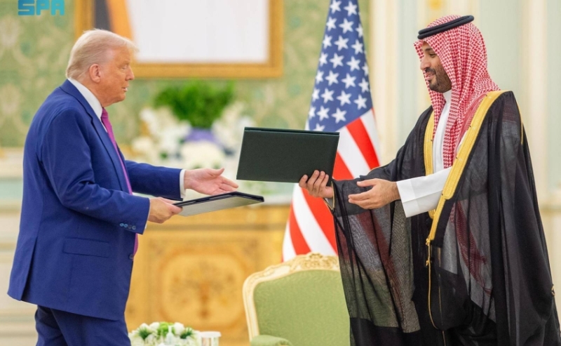 ولي العهد والرئيس الأمريكي يبرمان شراكة اقتصادية استراتيجية