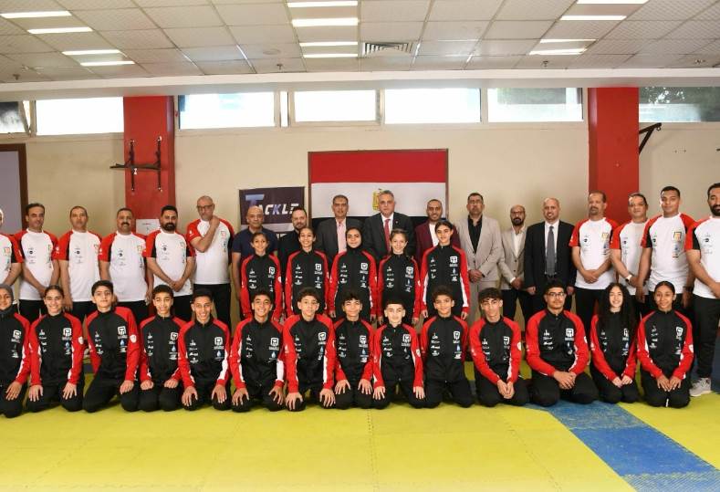 يتوجه منتخب التايكوندو إلى الإمارات للمشاركة في بطولة العالم تحت 14 عامًا