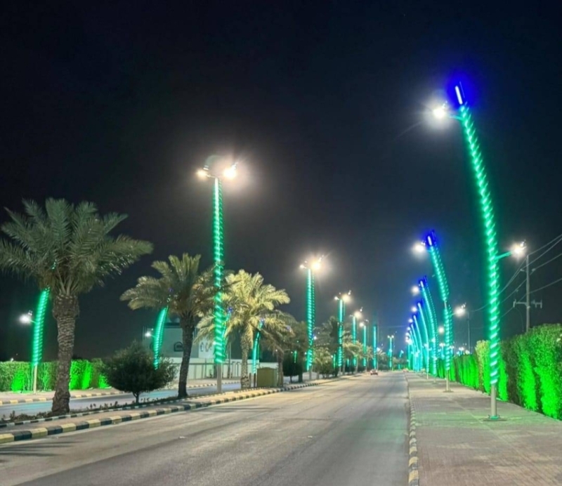 أمانة الشرقية تضيء المنطقة بإشراقة الأضحى