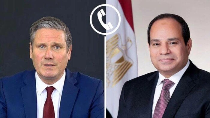 اتصال هاتفي بين السيسي وستارمر يعزز العلاقات الثنائية