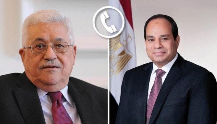 اتصال هاتفي للرئيس السيسي من نظيره الفلسطيني بمناسبة عيد الأضحى