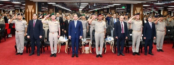 احتفالية تخرج جديدة في الأكاديمية العسكرية للعاملين بالنقل والمالية
