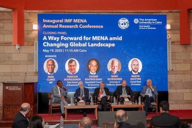 اختتام أول مؤتمر إقليمي للبحوث الاقتصادية بين صندوق النقد الدولي والجامعة الأمريكية بالقاهرة