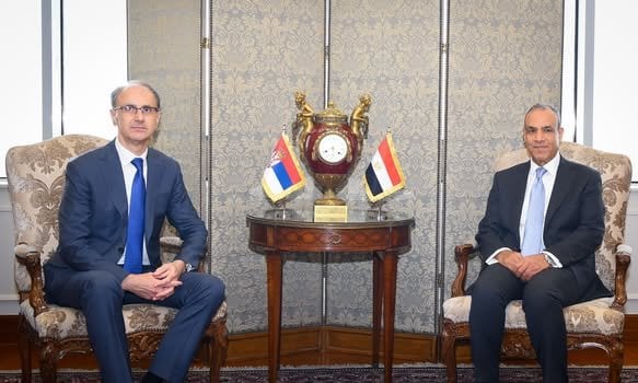 استعراض وزير الخارجية أبرز موقف مصر من تطورات الشرق الأوسط مع رئيس الوزراء الصربي
