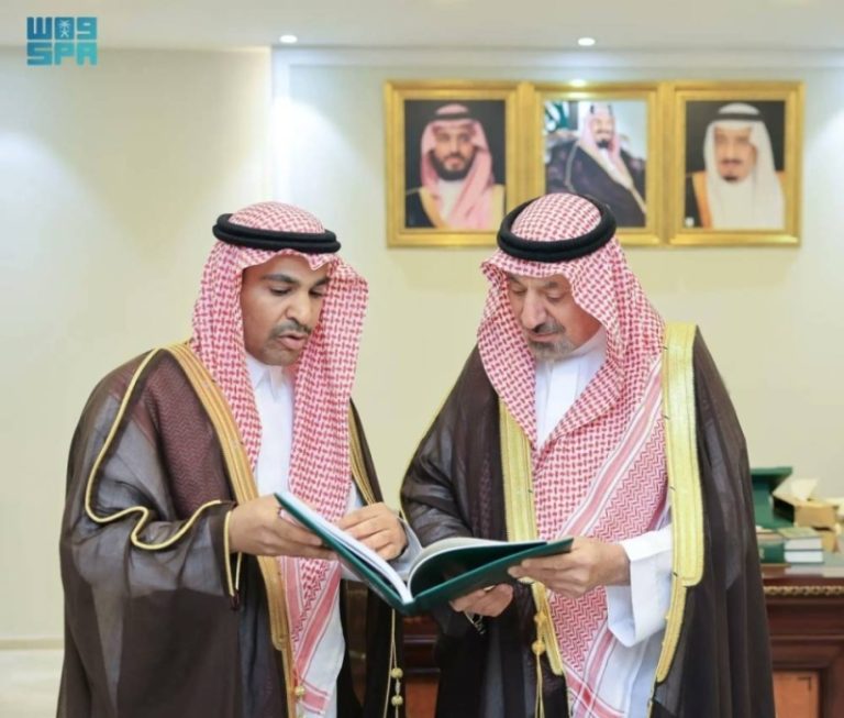 استقبال أمير نجران لمدير عام المركز الوطني لأبحاث الزراعة المستدامة