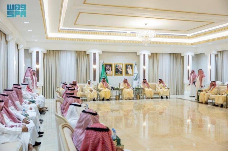 استقبال المهنئين بعيد الأضحى في الجوف