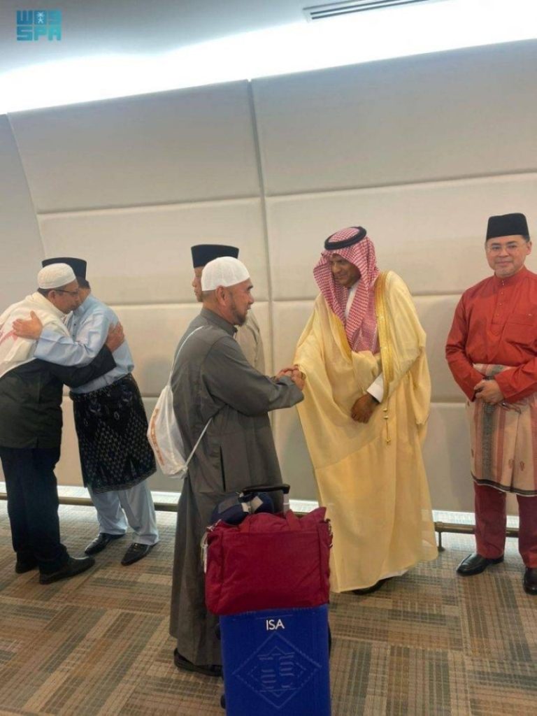 استقبال حجاج المملكة من المشاعر المقدسة في بروناي دار السلام
