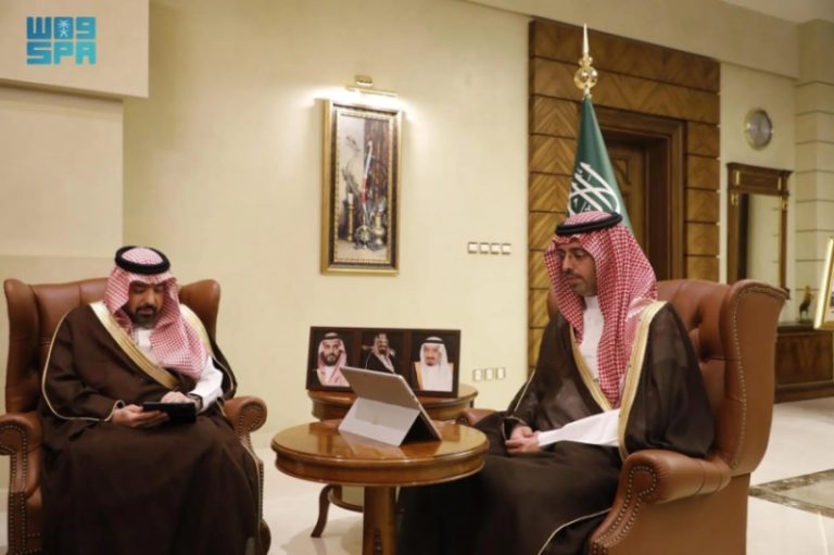 استقبال مميز للأمير سعود بن جلوي لرئيس جمعية هدية الحاج والمعتمر