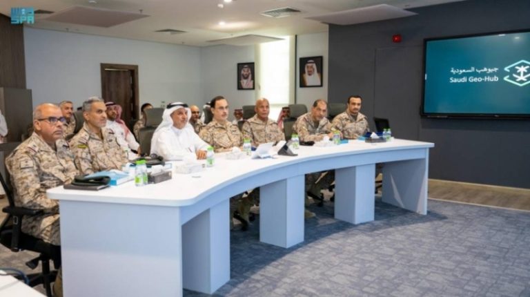 استقبال نائب قائد القوات المشتركة من قبل رئيس الجيومكانية
