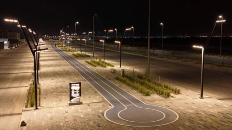 افتتاح مضمار مشي جديد بطول 1000 متر في الخفجي