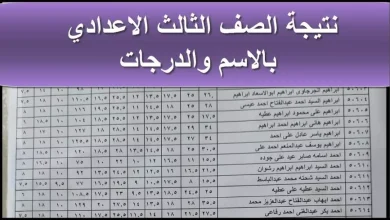 الإعلان عن ظهور نتائج الشهادة الإعدادية في مصر