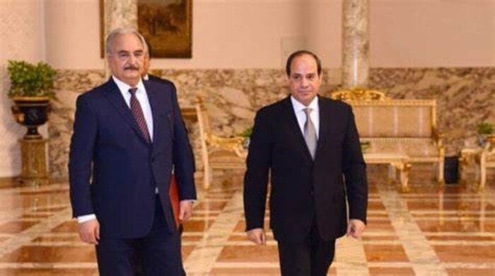 الرئيس السيسي يستقبل القائد العسكري حفتر في لقاء مهم