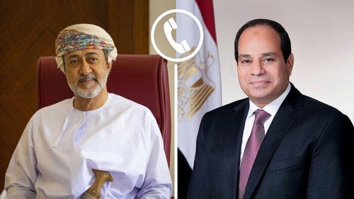 الرئيس السيسي يشدد لسلطان عمان على ضرورة وقف التصعيد بين إسرائيل وإيران