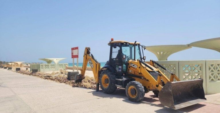 انطلاق صيانة وتطوير الواجهة البحرية في الخفجي