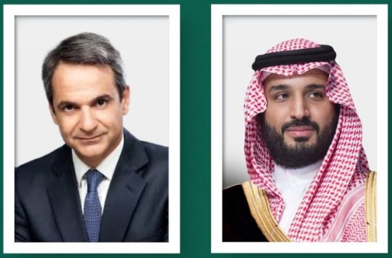 بحث ولي العهد ورئيس الوزراء اليوناني أحداث المنطقة