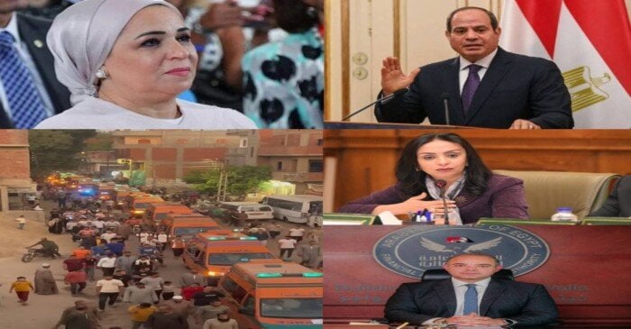 تدخل الرئيس وقرينته بعد كارثة الطريق الإقليمي بالمنوفية والحكومة تتخذ إجراءات فورية