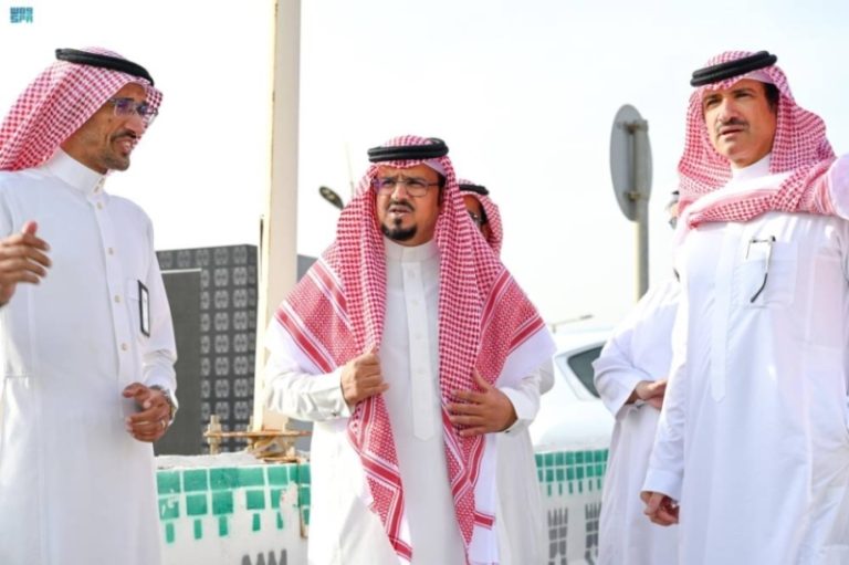 تفقد أمين الباحة منتزه الأمير متعب ومواقع في بني كبير