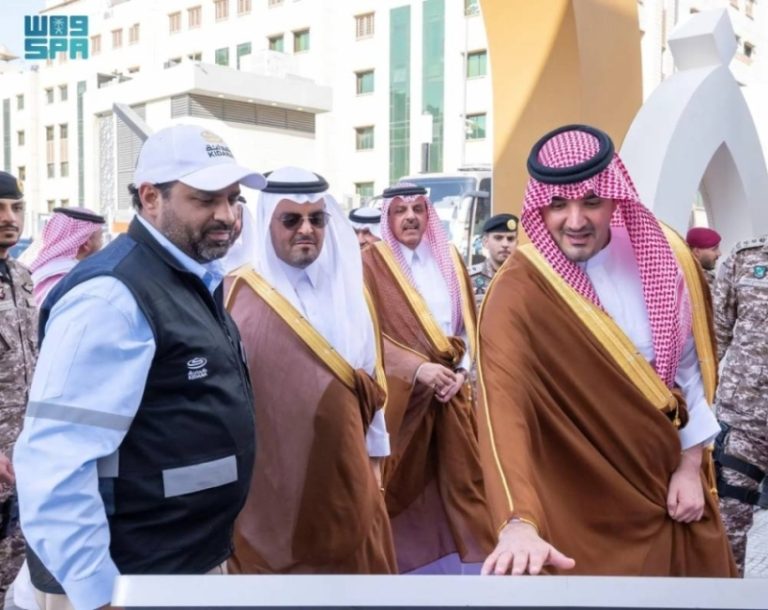 تفقد وزير الداخلية مشروعات تطويرية في المشاعر المقدسة