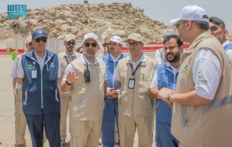 تفقد وزير الصحة جاهزية مستشفى جبل الرحمة بمشعر عرفات لخدمة ضيوف الرحمن