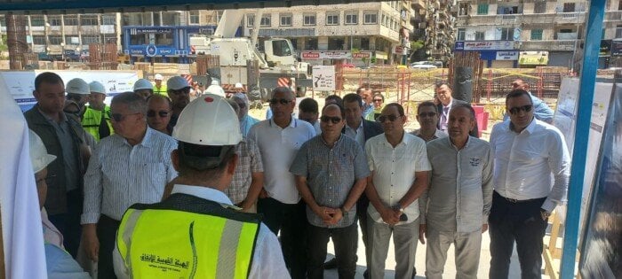 تفقد وفد محلية النواب مشروع مترو أبو قير في الإسكندرية