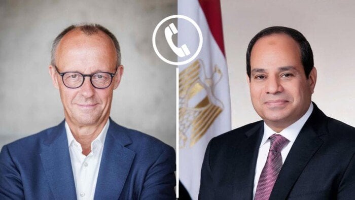 تهنئة هاتفية من السيسي للمستشار الألماني بالفوز الانتخابي