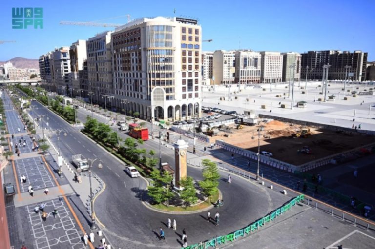 تهيئة طرق جديدة لتعزيز الهوية البصرية حول المسجد النبوي