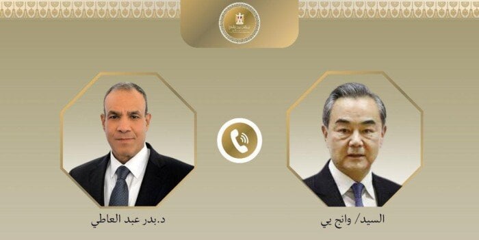 تواصل هاتفي بين وزير الخارجية والهجرة ونظيره الصيني