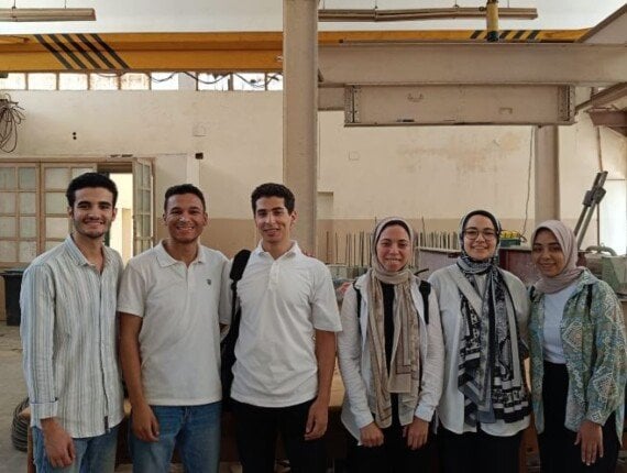 جامعة حلوان تبتكر خرسانة صديقة للبيئة في مسابقة دولية بمشاركة مصر