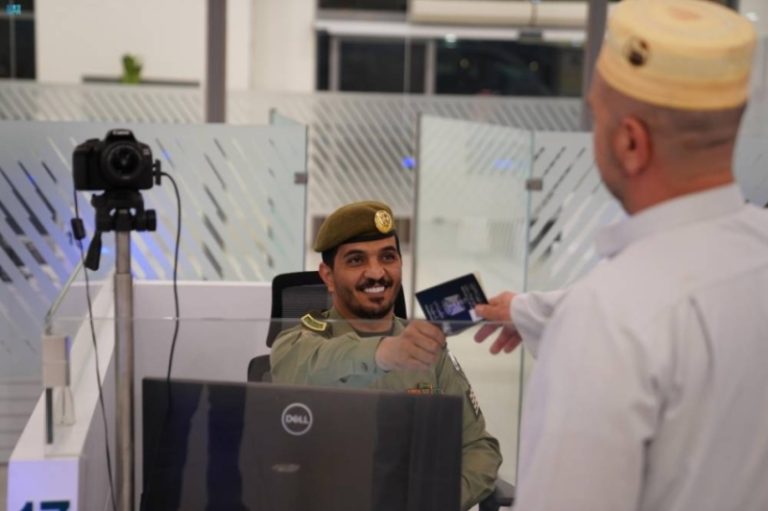 جوازات منفذ جديدة عرعر تكتمل إجراءات مغادرة ضيوف الرحمن