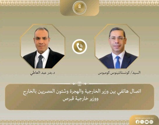 دعم قبرص لمصر يُقدَّر من قبل وزير الخارجية