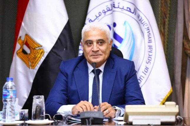 شكر خاص من رئيس الهيئة القومية للتأمين الاجتماعي للرئيس السيسي على زيادة المعاشات 15%