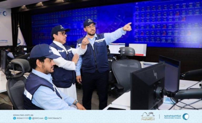 ضخ مياه بمكة المكرمة 980 ألف م3 في يوم التروية