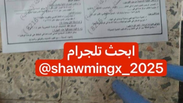 طالب يعدل طريقة الغش بتصوير الامتحان “تحت التختة” وكشف بياناته عبر تليجرام