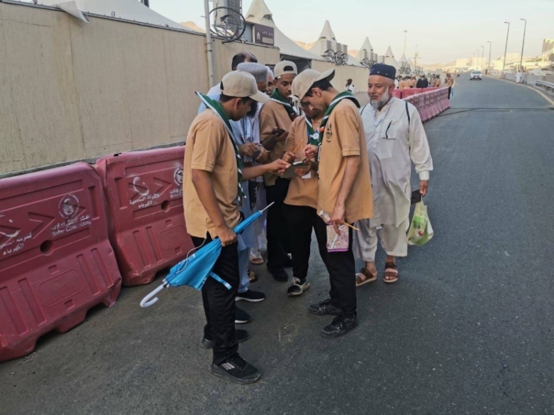 كشافة الطائف تبدأ أعمال المسح الميداني لخدمة ضيوف الرحمن بمشعر منى