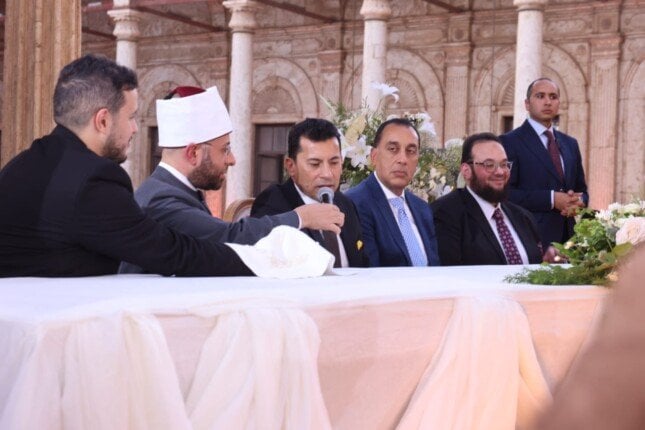 وزير الرياضة يحتفل بزفاف ابنته بحضور رئيس الوزراء وكبار الشخصيات (صور)