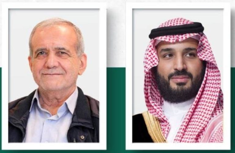 ولي العهد يقدم التعازي للرئيس الإيراني في ضحايا الاعتداءات الإسرائيلية