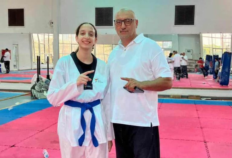 فيروز حسام تتألق وتحصد المركز الأول في تجارب منتخب ناشئي التايكوندو