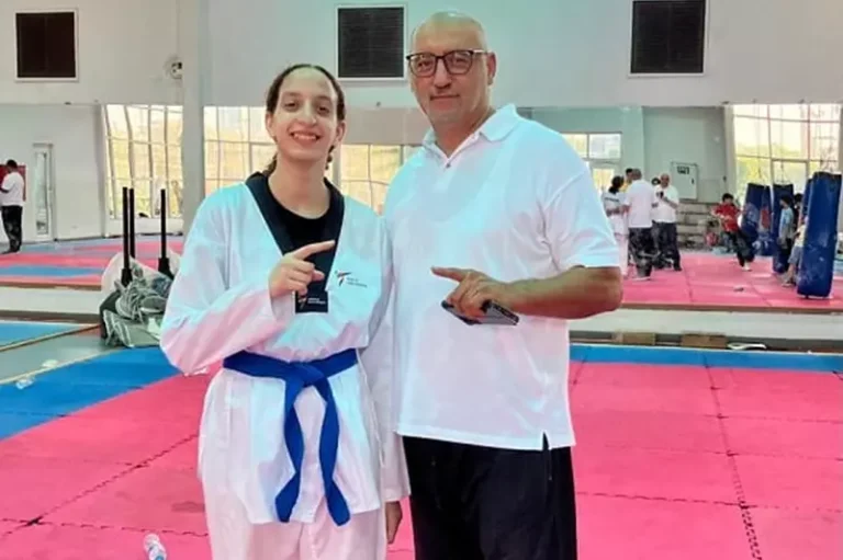 فيروز حسام تتألق وتحقق المركز الأول في تجارب منتخب الناشئين للتايكوندو