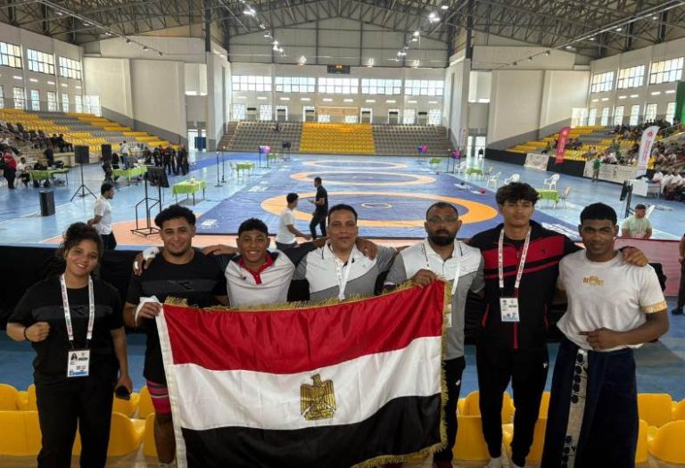 منتخب المصارعة يحقق إنجازاً رائعاً بـ6 ميداليات في الألعاب الأفريقية بالجزائر