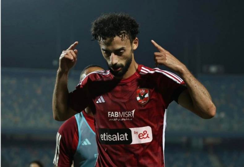 أحمد عبد القادر يغيب عن التدريب الصباحي لنادي الأهلي اليوم لأسباب إنسانية