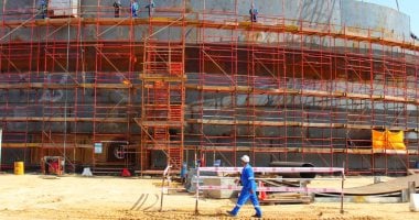 إنجازات شركة أموك: 64% من مشروع إنشاء مستودعات بسعة 40 ألف متر مكعب
