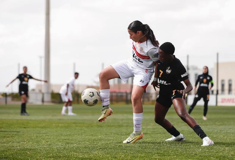 الزمالك يرسل تكاليف علاج كنزي مجدي قبل انتقالها لوادي دجلة