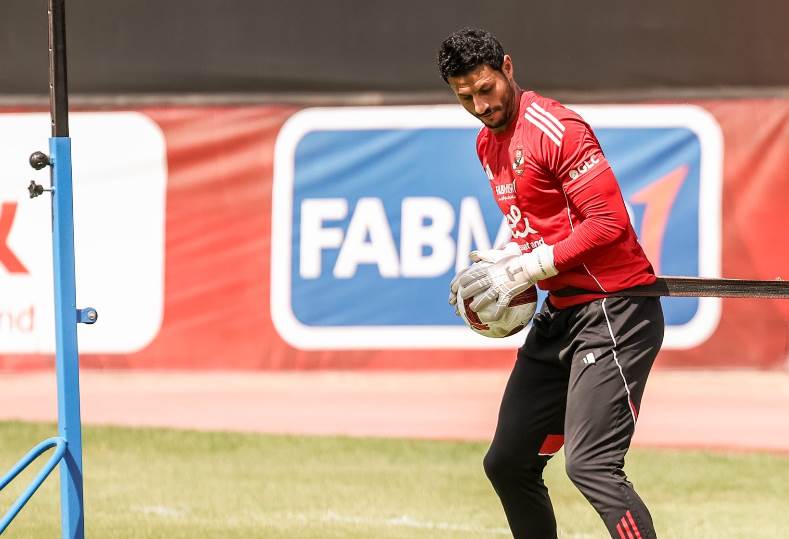 الشناوي يواصل تدريباته الفردية رغم الراحة في الأهلي لتعزيز مستواه الفني