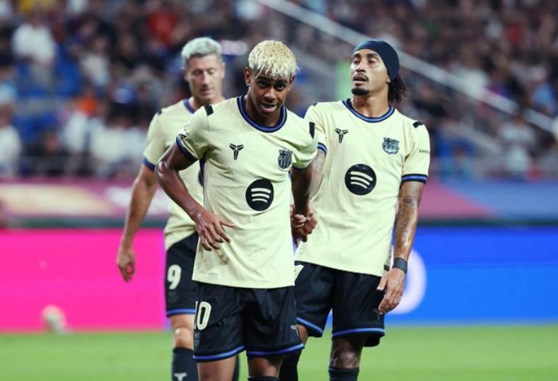 بث مباشر لمباراة برشلونة الودية ضد دايجو والهدف الرابع يظهر الإبداع الرياضي
