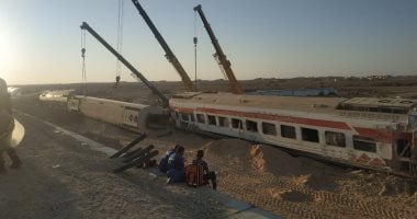 تعديلات هامة في رحلات السكة الحديد على خط مطروح حتى إصلاح آثار حادث القطار