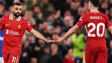 اسم جوتا فجّر دموعه.. جماهير ليفربول تحيي حزن محمد صلاح