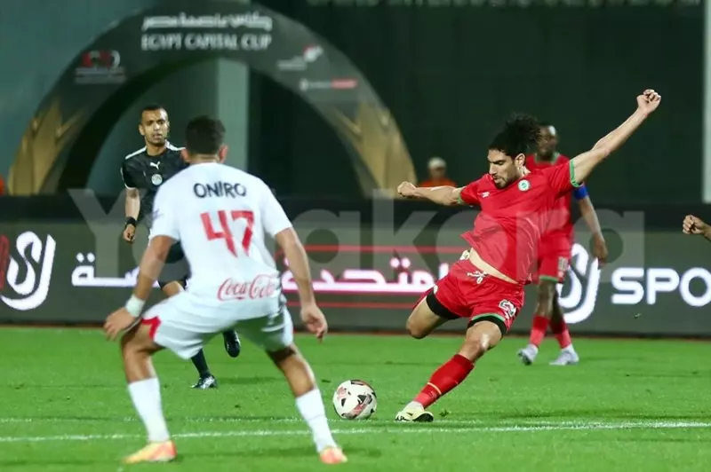 زمالك يتلقى هدفه الأول في الدوري بسبب خطأ من مودرن سبورت
