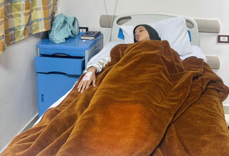 سهر حامد لاعبة نادي رع تحتجز بالمستشفى وتجري عملية جراحية urgente