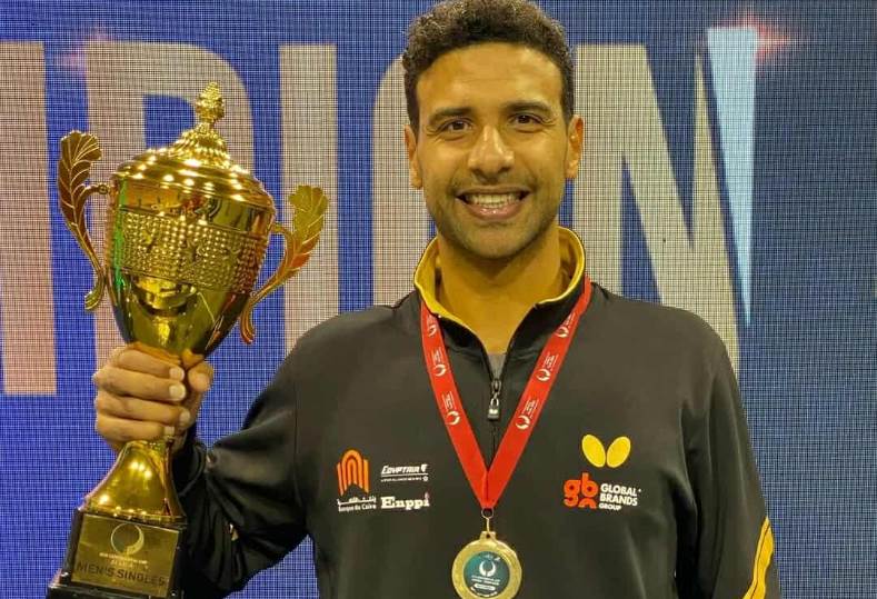 عمر عصر يتعاقد مع اتحاد جدة لتواصل مسيرته في عالم تنس الطاولة حتى 2028