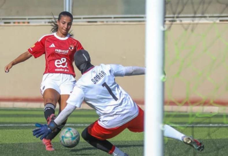 مباراة الأهلي وبالم تنتهي بالتعادل السلبي في افتتاح دوري الكرة النسائية